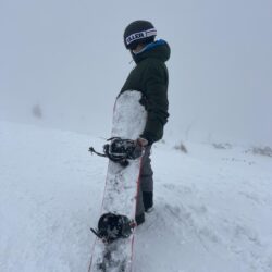 Snowboard zimą